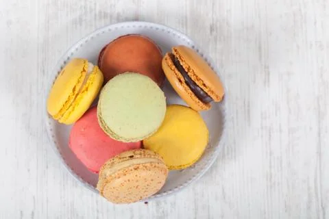 French macarons Stock Photos