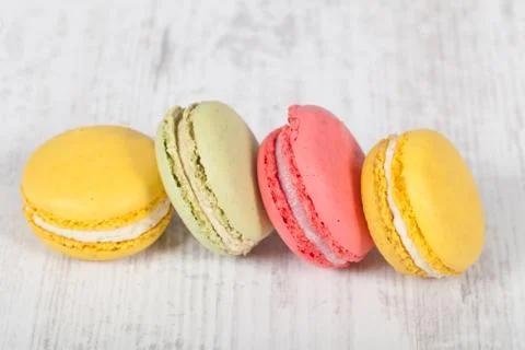 French macarons Stock Photos