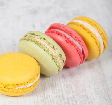 French macarons Stock Photos