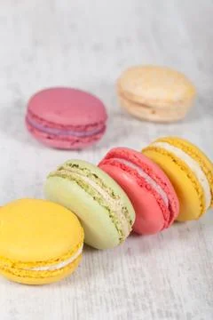 French macarons Stock Photos
