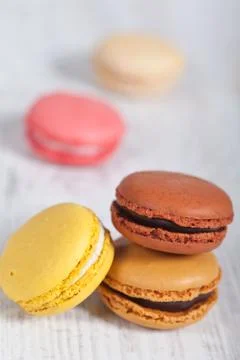 French macarons Stock Photos