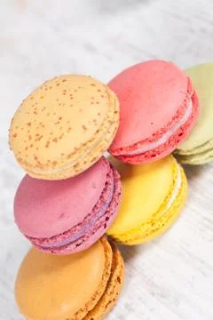 French macarons Stock Photos