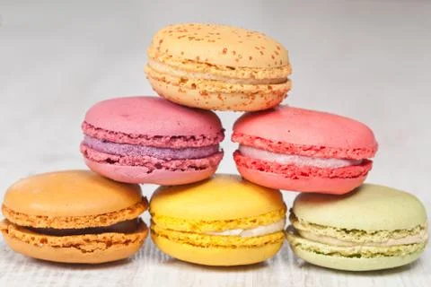 French macarons Stock Photos