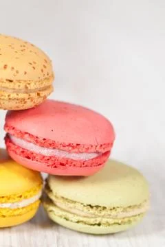 French macarons Stock Photos