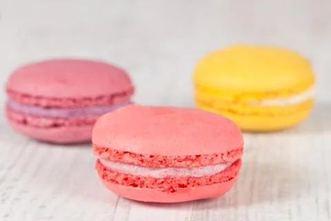 French macarons Stock Photos