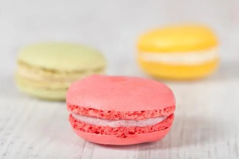 French macarons Stock Photos