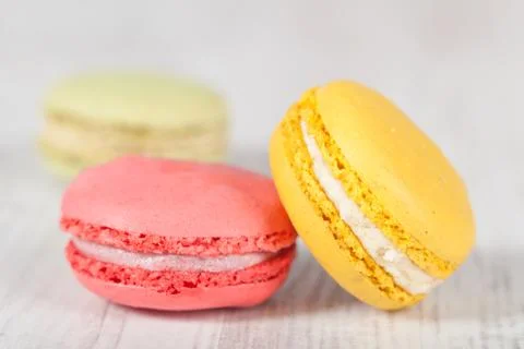 French macarons Stock Photos