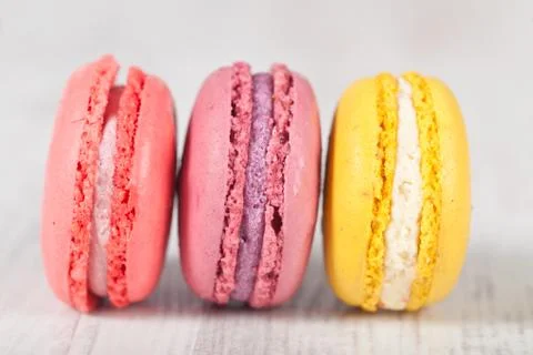 French macarons Stock Photos