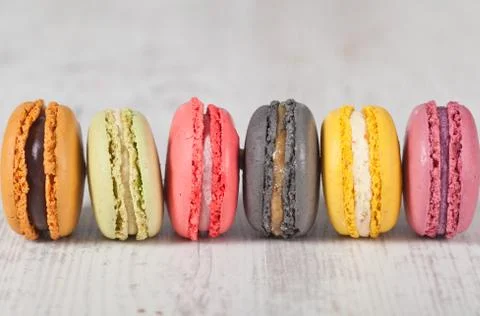 French macarons Stock Photos