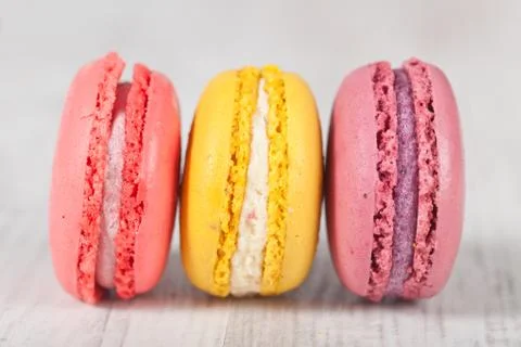French macarons Stock Photos