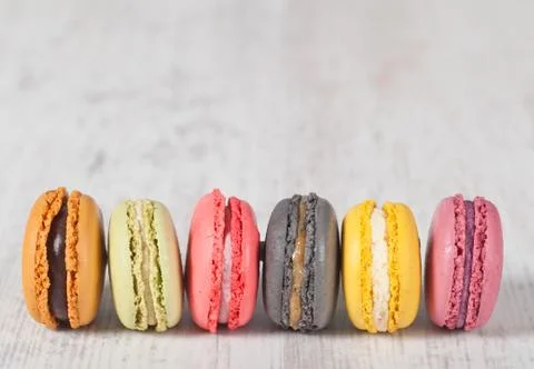 French macarons Stock Photos