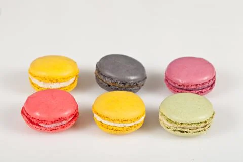 French macarons Stock Photos