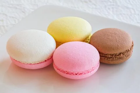 French macarons Stock Photos