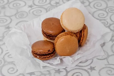 French macarons Stock Photos