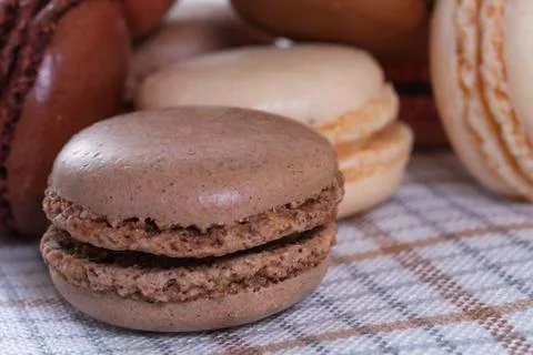 French macarons Stock Photos