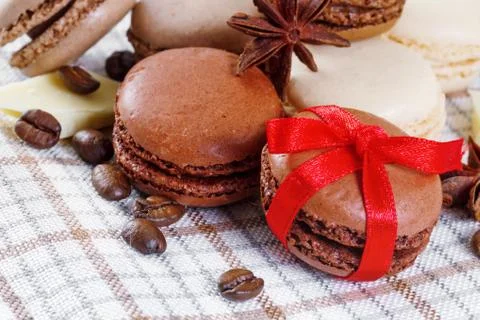 French macarons Stock Photos