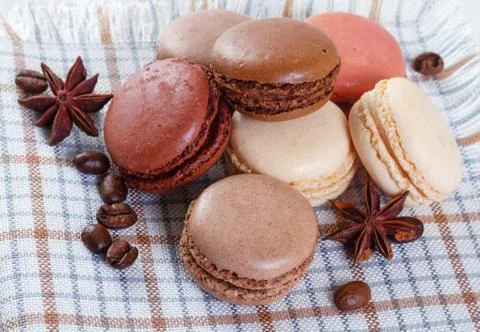 French macarons Stock Photos