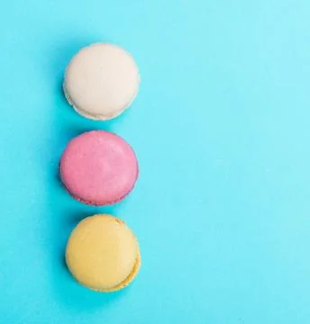 French Macarons Stock Photos