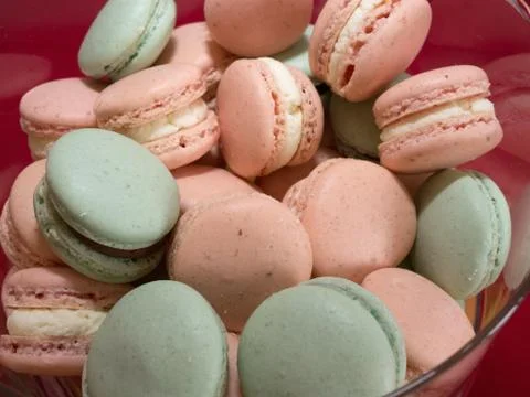 French macarons Stock Photos