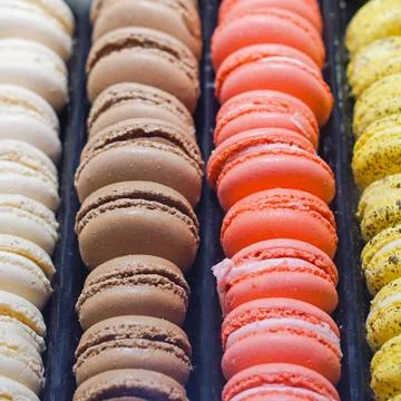 French macarons Stock Photos