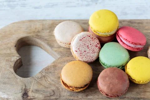 French macarons Stock Photos