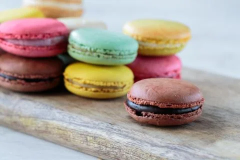 French macarons Stockfoto's