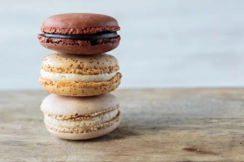 French macarons Stock Photos