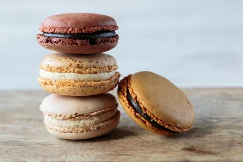 French macarons Stock Photos