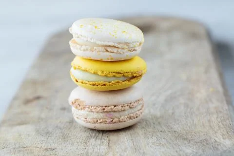 French macarons Stock Photos