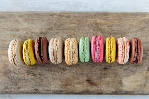 French macarons Stock Photos