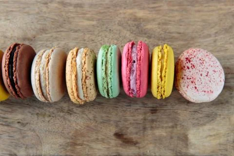 French macarons Stock Photos