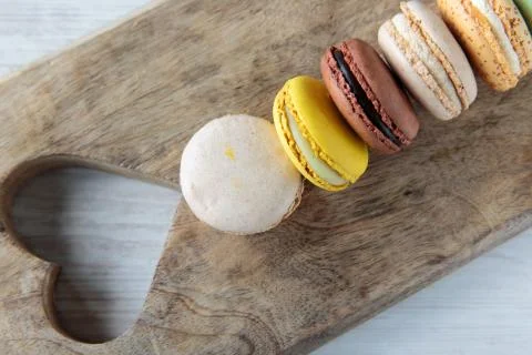 French macarons Stockfoto's