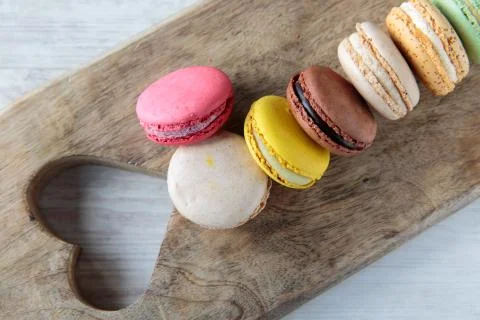 French macarons Stockfoto's