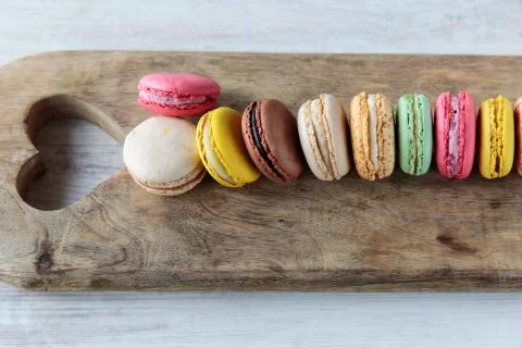 French macarons Stock Photos