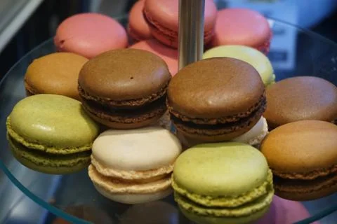 French Macarons Stock-Fotos