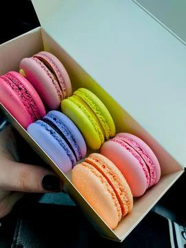 French macarons Stock Photos