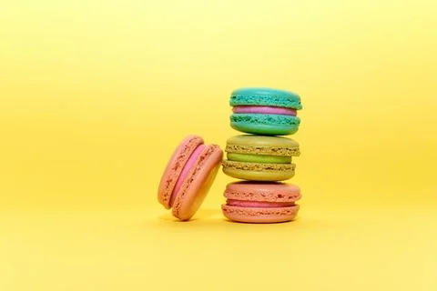 French Macarons Stock Photos
