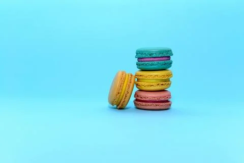 French Macarons Stock Photos