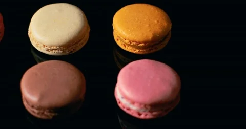 French macaroon Stock Footage 81164094