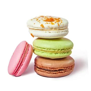 French macaroons .Dessert Stock Photos