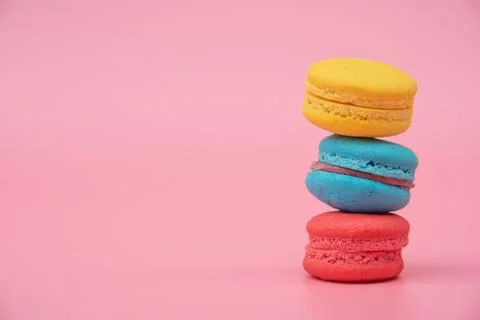French macaroons Stock Photos