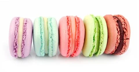 French macaroons . Foto stock