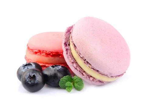 French macaroons Stock Photos