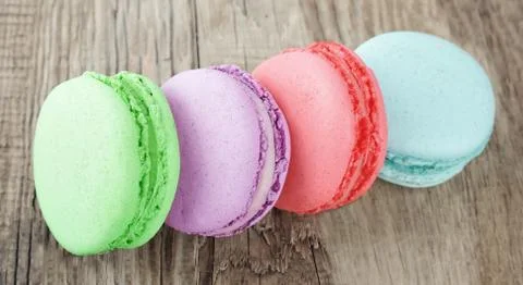 French macaroons . Foto stock