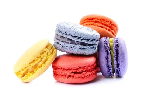 French macaroons . Foto stock