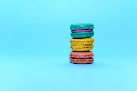 French Macaroons Stock Photos