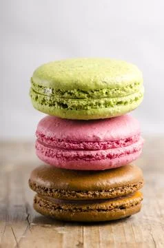 French macaroons Stock Photos