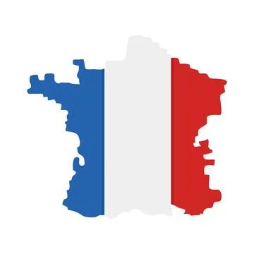 French map icon Stockillustratie