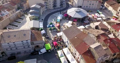 French Market Stock Footage 124995119
