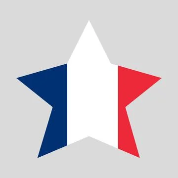 French national flag icon, Stock Illustration